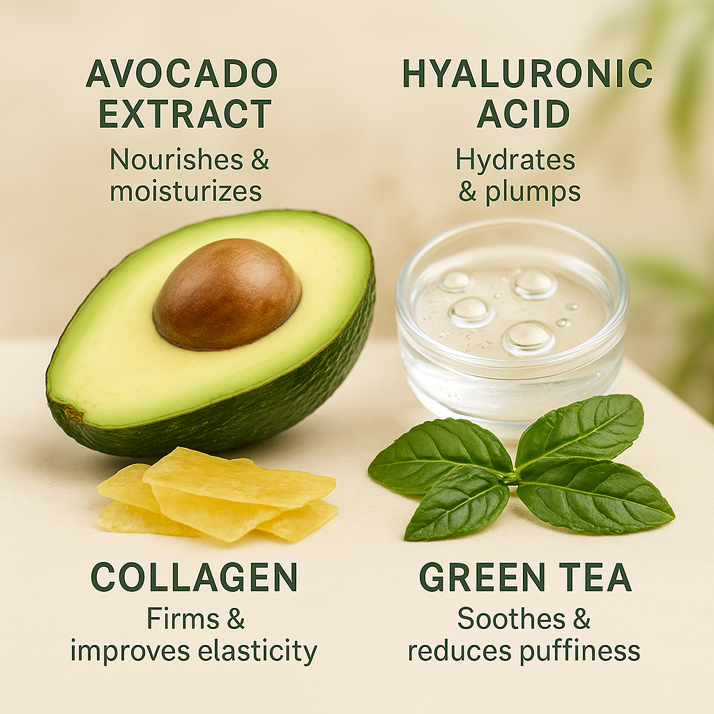 Corvella® Avocado Eye Mask