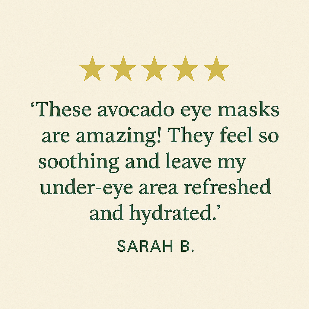 Corvella® Avocado Eye Mask